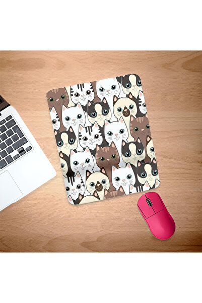 UcuruStore Καφέ Μαύρο Λευκό Ορθογώνιο Ποντικομαξιλαράκι με Στήριγμα Καρπού γι...