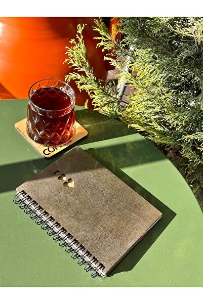 esamore concept دفتر ملاحظات بغطاء خشبي مخصص باسمك، دفتر ملاحظات بغطاء خشبي ح...