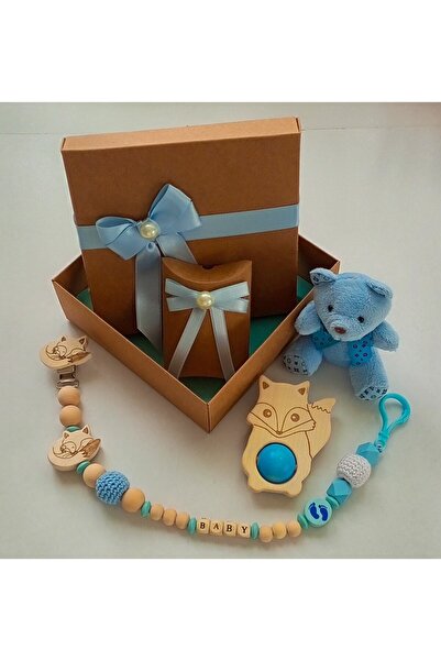 Style Baby Amazing Hoşgeldin Bebek, Yenidoğan Erkek Bebek Isimli Emzik Askısı...