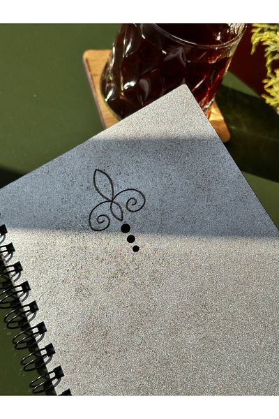 esamore concept Custom Your Name Wooden Covered Agenda Notebook Diary, Spiral Wooden Covered Notebook, Memory Book