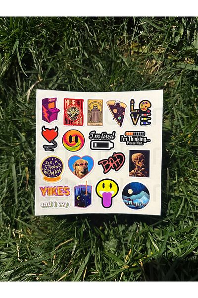 hdsticker 70 de bucăți Bullet Journal Agenda zilnică drăguț decal Planner Notebook Laptop Etichetă Set de autocolante Mini P2