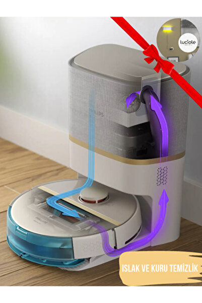 Philips Yüksek Kalite-Yüksek Performans 5000pa Emiş Gücü Series 7000 Robot Sü...