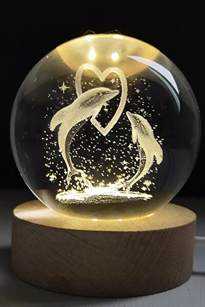 moryconcept 3D kristal top kristal Balık küre hediye doğum günü hediyesi ev d...