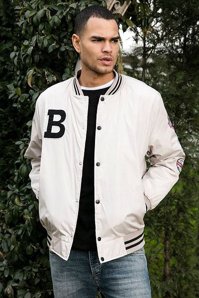 Buratti Logo Oversized Pocket College Collar Bomber Coat Ανδρικό παλτό 5715514