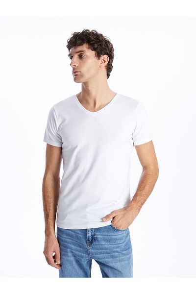 LC Waikiki V-Neck Short Sleeve Men's Undershirt