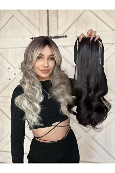 Suzan Peruk Fiber Isıya Dayanıklı 1311-2 At Kuyruğu Bağcıklı Postiş Takma Saç