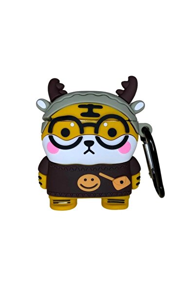 Microsonic AirPods 1. Nesil / 2. Nesil Uyumlu Kılıf Cartoon Figürlü Silikon C...