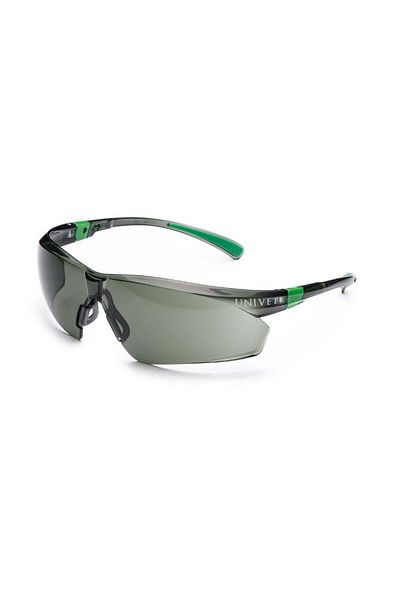 UNIVET 506 Scratch Resistance Uv400 Featured Green Lens Protective Work Glasses