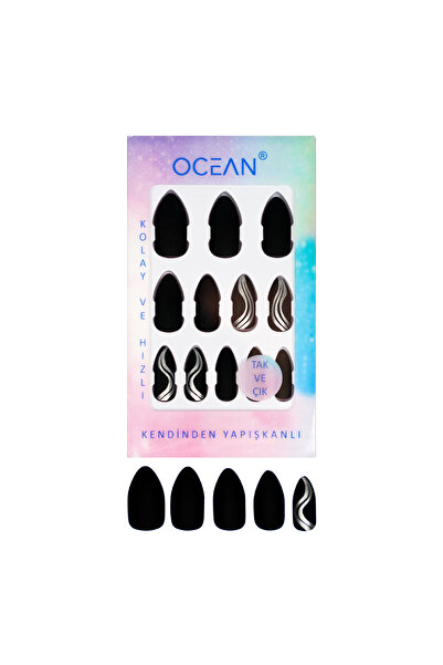 Ocean Tak Ve Çık Kendinden Yapışkanlı Takma Tırnak