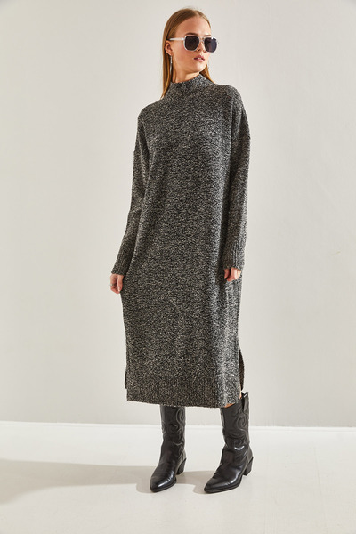 Bianco Lucci Kadın Buklet Triko Elbise