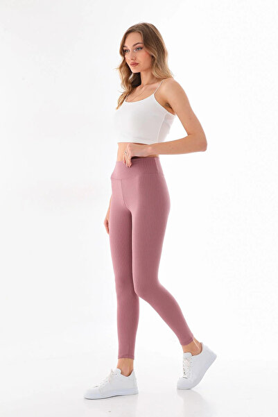 bonbonetti chocolate baby&kids Ženske udobne rebraste zimske korset leggins s...