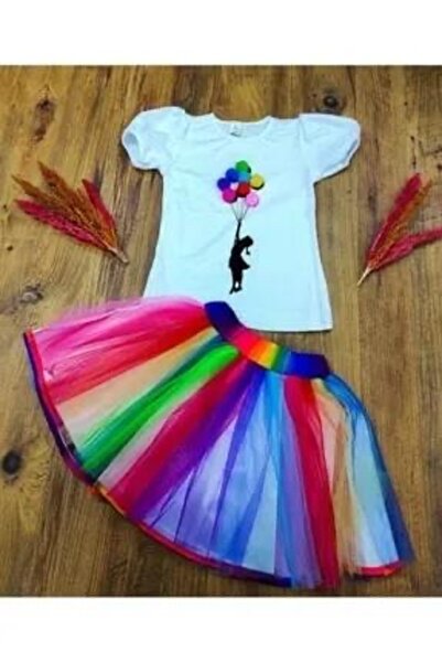 ümitteks iş ve okul kıyafetleri 23 أبريل بدلة فتاة بتنورة قوس قزح