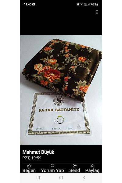 TEKSTİLCİ Sarar Sedoso Double Blanket 200x240