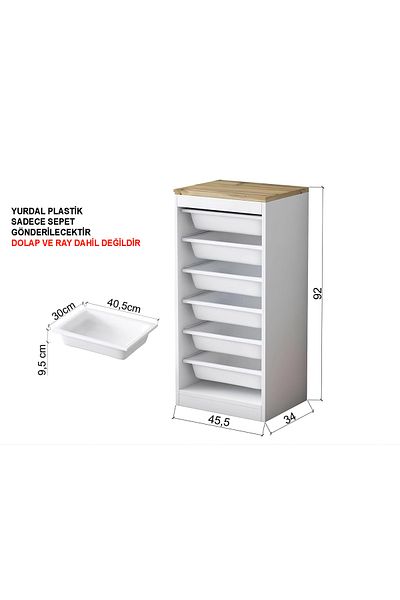 Yurdal Plastik - Toy Cabinet Basket