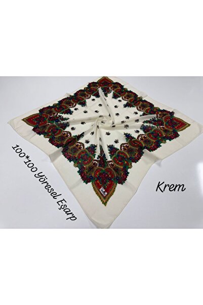 Genel Markalar Yöresel Çeyrekli Boncuklu Mardin Hemavi Eşarp