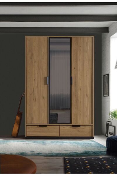 Piccolino Kolezyum 3 Kapılı Dolap (Aynalı)