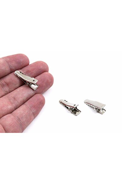 yfhobi 10 Adet - 2,5 Cm Nikel Kaplama Maşa Toka, Pens Toka, Timsah Toka, Saç ...