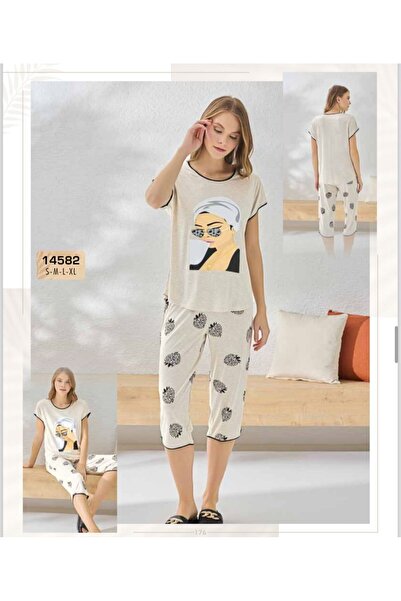 Sevim 14582 BASKILI KAPRİ TAKIM