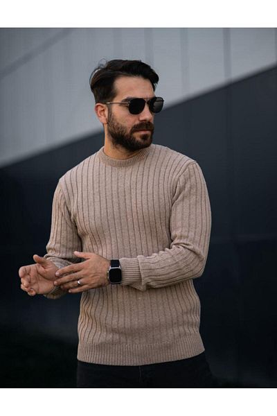mayastyle Πλεκτό ανδρικό πουλόβερ