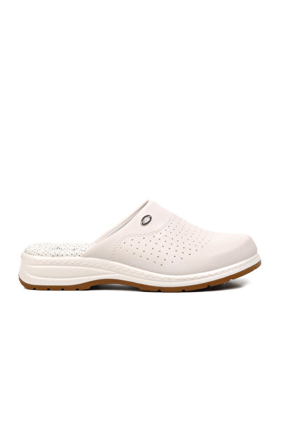 Muya 33922 Shore White Women's Sabo Slippers