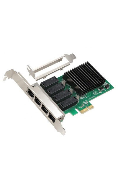 Open Smart OPS01G74RT Quad 4 Port Gigabit PCI-E X1Ethernet Kart