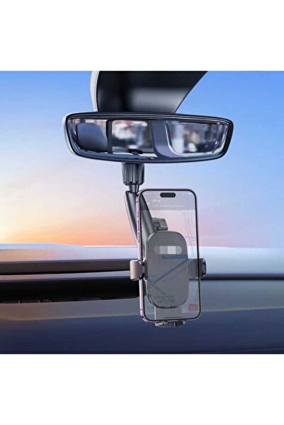 Asfal Tüm Araçlarla Uyumlu Araç Dikiz Aynası Telefon Tutucu 360° Dönebilen Ar...