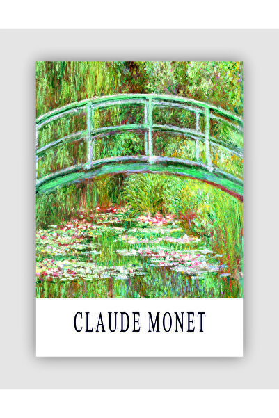 Lotus Lake Claude Monet Wall Poster - Thick Paper - Frameless