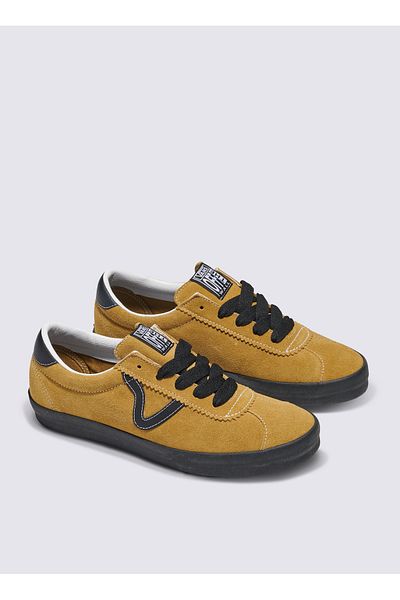 Vans Brown Men's Suede Lifestyle Shoes VN000CQR5QJ1 Sport Low