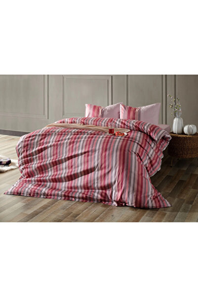 Doqu Home Σετ Παπλωματοθήκη Σατέν Maestro Διπλό - Πούδρα