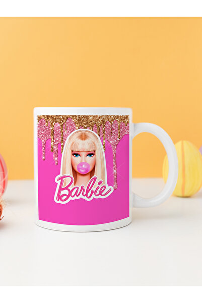 IŞILAY REKLAM BARBİE BASKILI KUPA BARDAK