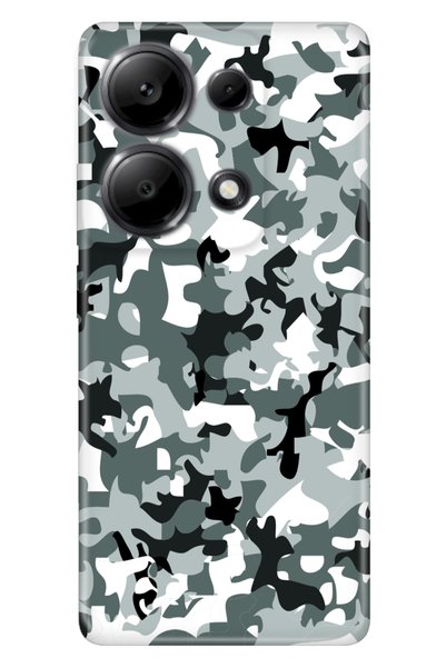 senada Xiaomi Redmi Note 13 4g Compatible Case Themed Printed Silicone Camouf...