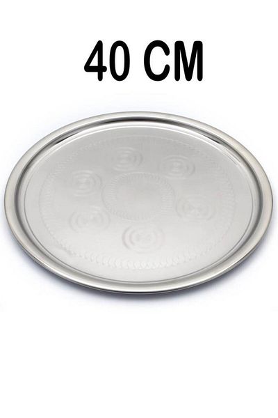 Tiesa Home 40 cm Stainless Steel Tableware Kitchen Tray Tray