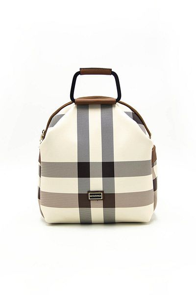 Silver Polo Silver & Polo Cream - Tan SP771 Γυναικείο σακίδιο πλάτης