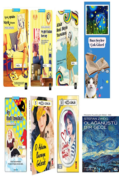 TÜRKİYE İŞ BANKASI KÜLTÜR YAYINLARI Pucca Set - 6 Kitap Koleksiyon Kitap + Ol...