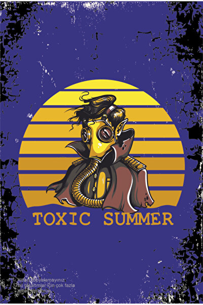 Hayat Poster ملصق خشبي قديم للديكور الجمالي المضحك والصيف السام