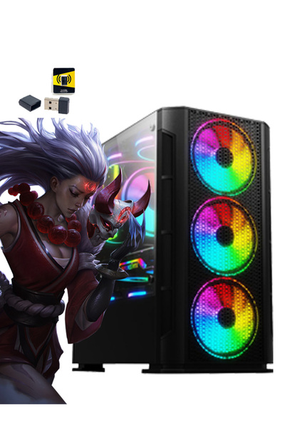 RAMTECH BİLGİSAYAR GAMİNG X10 R5 5500 32GB RAM 960GB SSD 8GB RX580 OYUNCU MASAÜSTÜ BİLGİSAYAR