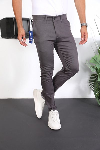 ENZİM JEANS Slim Fit Chino Linen Trousers