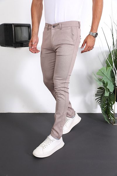 ENZİM JEANS Παντελόνι από λινό Chino Slim Fit