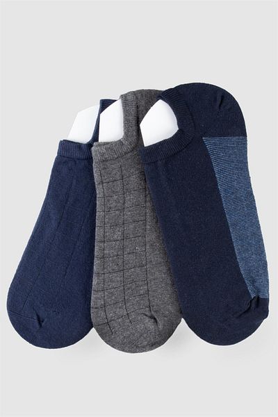 Tudors 3 Pack Patterned Short Men's Socks