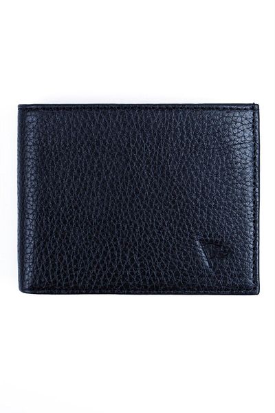 Tudors Genuine Leather Men's Navy Blue Wallet
