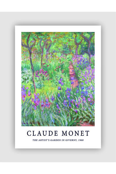 fırsatlar diyarı The Artist´s Garden In Giverny, 1900 Claude Monet Duvar Post...