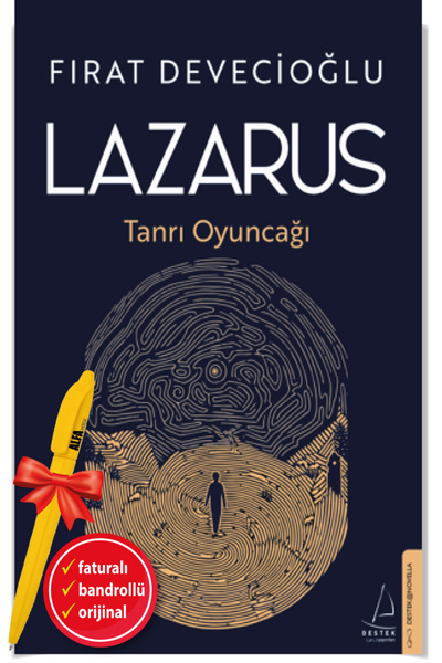 Destek Yayınları Alfa Moda Kalem + Lazarus Tanrı Oyuncağı - Fırat Devecioğlu ...