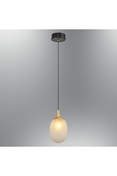 Özcan Aydınlatma 2834-1A-01 Tekli Cam Sarkıt Beyaz