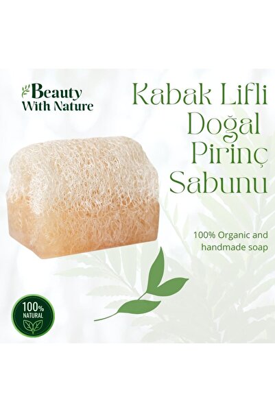 Doğal Kabak Lifli Pirinç Sabunu 130 gr