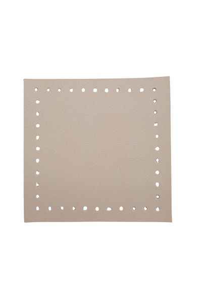 angel çanta aksesuar Αξεσουάρ Angel Bag 10x10 cm Τετράγωνο Faux Leather Μπεζ Χρώμα 1 Τεμάχιο