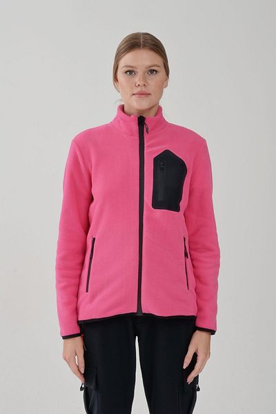 Exuma Pink Women's Fleece - Full Zipper, Model2322003