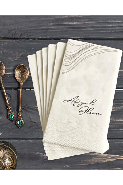 loyderlena 25'li Sunum Peçetesi Baskılı Konuşan Kağıt Peçete 33x33 Cm | Afiye...