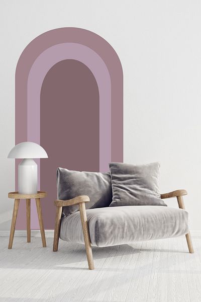 sanatıbedi 3 Color Bohemian Oval Boho Wall Sticker