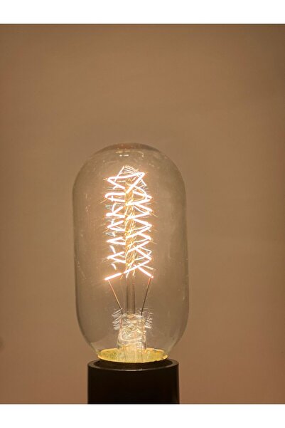 OKYANUSAYD 40 WATT SPİRAL ÇİZGİLİ T45 MODELİ RUSTİK VİNTAGE AMPÜL