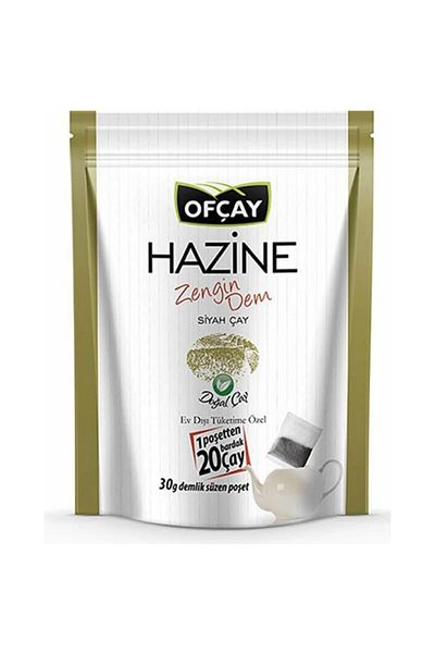 Ofçay Treasure Zengindem Teapot Tea Bag 30 Pieces x 30 gr x 4 Pieces